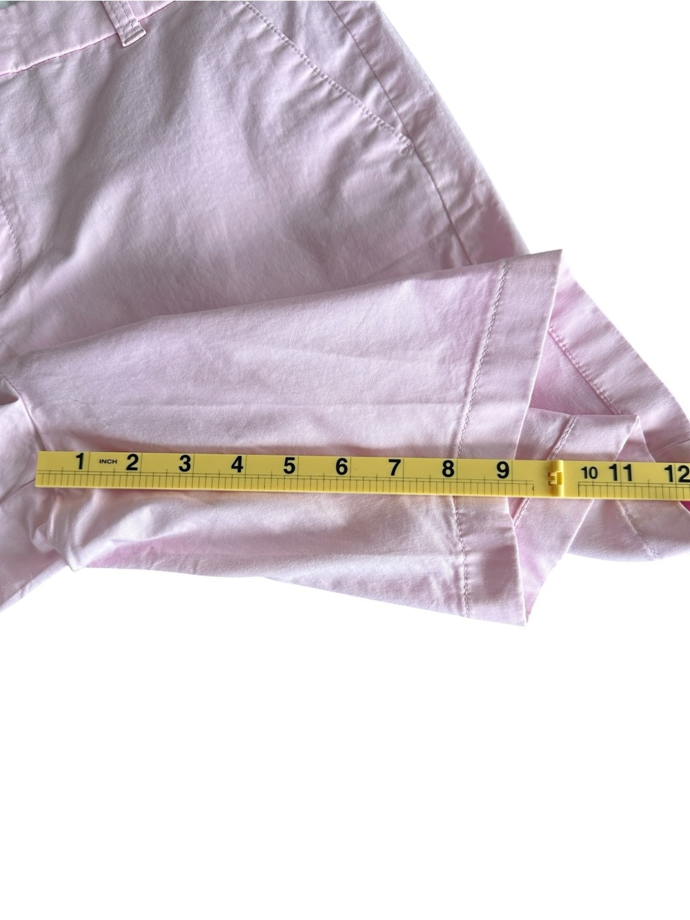 J. Crew Factory Women's 9" Frankie Bermuda Chino Shorts Pink Preppy NWT Size 14 - Picture 8 of 8